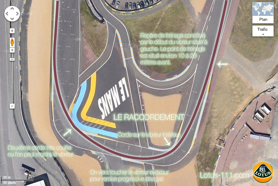 Le Raccordement - Le Mans circuit Bugatti
